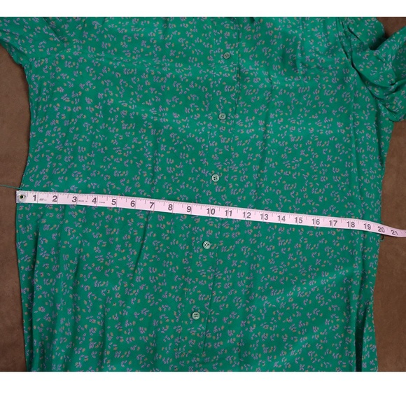 Vintage Nat Kaplan Couture Silk Floral Shirt Dress - Picture 13 of 14